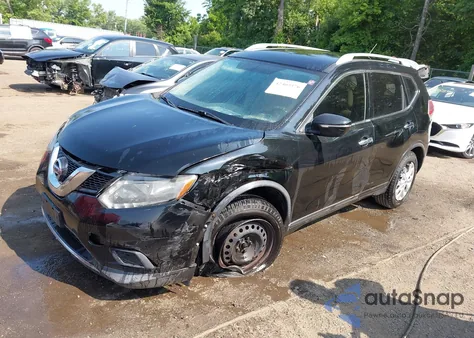 2015 Nissan Rogue S/Sl/Sv z USA, uszkodzony, nr VIN KNMAT2MV1FP528286